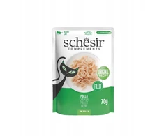Agras Pet Foods Kačių Maistas - SCHESIR Vištienos Filė Želyje Drėgnas Maistas 70g Be Glitimo
