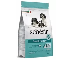 Schesir Original, sausas maistas, dla szczenią, vištiena, 2kg, maišelis, dla małych ras