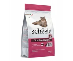 Schesir Original, sausas maistas, katei, szynka, 400g, maišelis