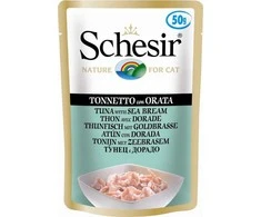 Agras Pet Foods Drėgnas Kačių Maistas - Schesir Želė su Tunų ir Jūros Lygomis