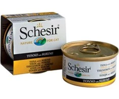 Agras Pet Foods Drėgnas Kačių Maistas - SCHESIR Su Tunu Ir Surimi 85g