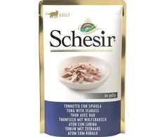 Agras Pet Foods Drėgnas Kačių Maistas - Schesir 85 g Tunų su Jūros Lydekos