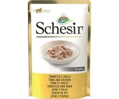 Agras Pet Foods Drėgnas Kačių Maistas - SCHESIR Tunas Su Vištiena 85g Be Glitimo