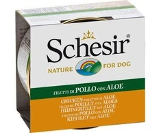 Agras Pet Foods Drėgnas Šunų Maistas - Schesir Želė Vištiena Su Alaviju 150 g