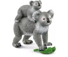 Schleich figūrėlė Mama koala su jaunikliu