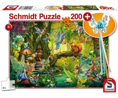 Dėlionė Schmidt Spiele galvosūkis 200 miško fėjų + lazdelė G3
