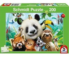 Schmidt Spiele Schmidt Dėlionė 200 vnt. - Linksmi gyvūnai