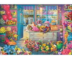 Dėlionė Schmidt Spiele Puzzle PQ 1000 Gėlių parduotuvė G3