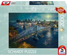 Schmidt Dėlionė Thomas Kinkade mėnulio šviesa 2000 detalių