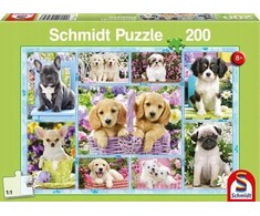 Schmidt Dėlionė 200 vnt. - Šuniukai