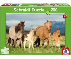 Schmidt Dėlionė 200 vnt. - Arkliai