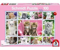 Schmidt Spiele Schmidt Dėlionė 100 vnt. - Kačiukai