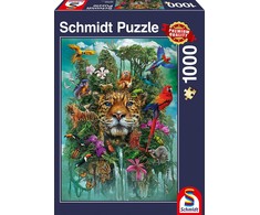 Schmidt Dėlionė 1000 vnt. - Džiunglių karalius