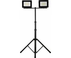 LED prožektorius 2x50W su juodu stovu Schmith SL-S05