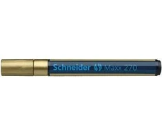 Schneder Žymeklis Schneider Paint Marker Maxx 270, 1-3mm, su aliejiniu tušu, auksinės spalvos