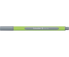 *Rašiklis su kamšteliu Schneider, Line -Up 0,4mm sidabrinis-pilkas spalvos