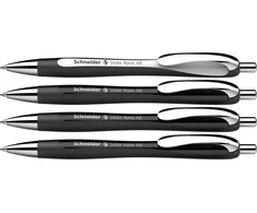 Schneider Długopis Slider Rave XB juoda Pudełko 4 vnt. (50-132584)