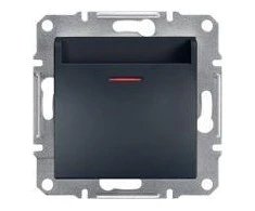 „Schneider Electric Asfora Mechaninis“ viešbučio jungiklis be rėmelio, antracito spalvos (EPH6200171)