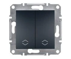 Schneider Electric Dviguba laiptų jungtis be rėmo Schneider Asfora EPH0600371 antracitas