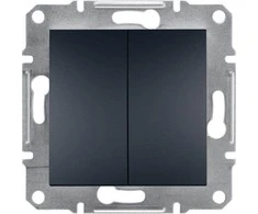Jungiklis Schneider Electric Asfora, 2 cl, juodas