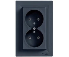 Schneider Electric ASFORA Nest 2x2P + PE antracitas (EPH9800271)