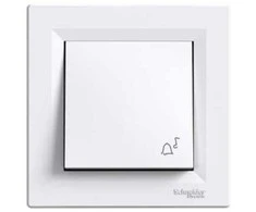 Schneider Electric Bell mygtukas Asfora balta - EPH0800121