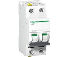 Schneider Electric Automatinis jungiklis 2P 6A, charakteristika C (A9F07206)