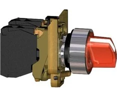 Schneider Electric Plunksnų jungiklis. komp. birželis foninis apšvietimas 22 val. 2 vnt stab., 24 V, 1NO+1NC XB4BK124B5
