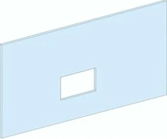 Schneider Electric Fiksuota horizontali priekinė plokštė NS1600 su svirtimi / pasukama rankena 4P LVS03687