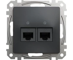 Schneider Electric GN.KOMP.2XRJ45 6UTP JUODA ANT.SEDNA DES