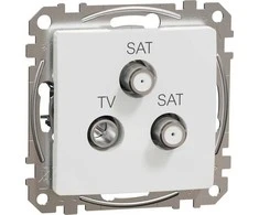 Schneider Electric GN.TV / SAT / SAT END.4DB Baltas SINGLE DES