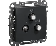 Schneider Electric GN.TV/SAT/SAT KO.4DB Juodas AN.SEDNA DES