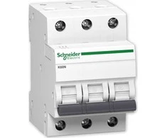 Schneider Electric Grandinės pertraukiklis 3P C 63A 6kA AC K60N-C63-3 A9K02363