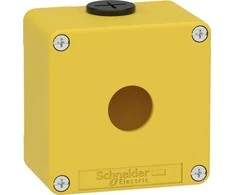 Schneider Electric Harmony XAP Control box, tuščia, geltona, 1 skylė, XAPK1201