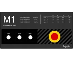 Schneider Electric Harmony XB5 Legend plokštė 400 X 200 1 šablonas ZBYLEG402001