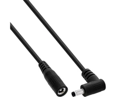 Schneider Electric InLine® DC prailginimo kabelis, kampuotas kištukas, 4,0 x 1,7 mm, juodas, 3 m