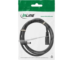 Schneider Electric InLine® maitinimo laidas DC prailginimo kabelis, kampuotas kištukas, 5,5 x 2,1 mm, juodas, 5 m