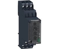 Schneider Electric Įtampos valdymo relė 3 fazė 304-576V AC RM22TR33