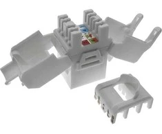 Schneider Electric „Keystone“ lizdas, RJ45, be įrankių, neekranuotas, kat. 6A, Q-LANTEC