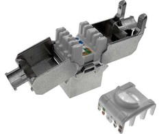 Schneider Electric „Keystone“ lizdas, RJ45, be įrankių, ekranuotas, kat. 6A, Q-LANTEC