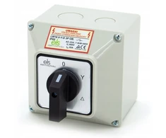 Schneider Electric Kumštelinis jungiklis 16A 0-Y-D (0-Y-T) žvaigždės-trikampio jungimu IP65 korpuse LW16 0-Y-D 3P OB
