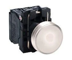 Schneider Electric 22 mm 230- 240V kintamA balta LED lemputė (XB5AVM1)