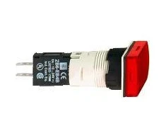 Schneider Electric 16mm raudona 24V kintamos / nuolatinės srovės signalinė lemputė (XB6DV4BB)