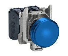Schneider Electric Signalinė lemputė 22mm mėlyna 230- 240V kintamosios srovės (XB4BVM6)
