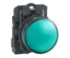 Schneider Electric 22mm žalias signalinis žibintas 24V AC / DC LED (XB5AVB3)