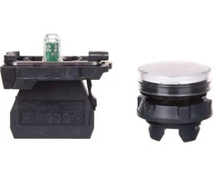 Schneider Electric 22mm baltos spalvos signalinė lemputė 24V AC / DC XB5AVB1