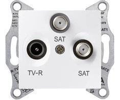 Schneider Electric TV / SAT / SAT antenos lizdas (galutinis baltas) - SDN3502121