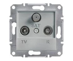 Schneider Electric Mazgas R- TV- SAT, be aliuminio rėmelio (EPH3500161)