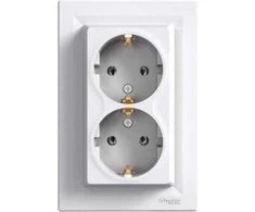 Schneider Electric Asoros įrengimo lizdas dvivietis (EPH9900121)