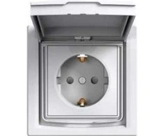 Schneider Electric Kištukinis lizdas su baltomis skylutėmis (EPH3100321)